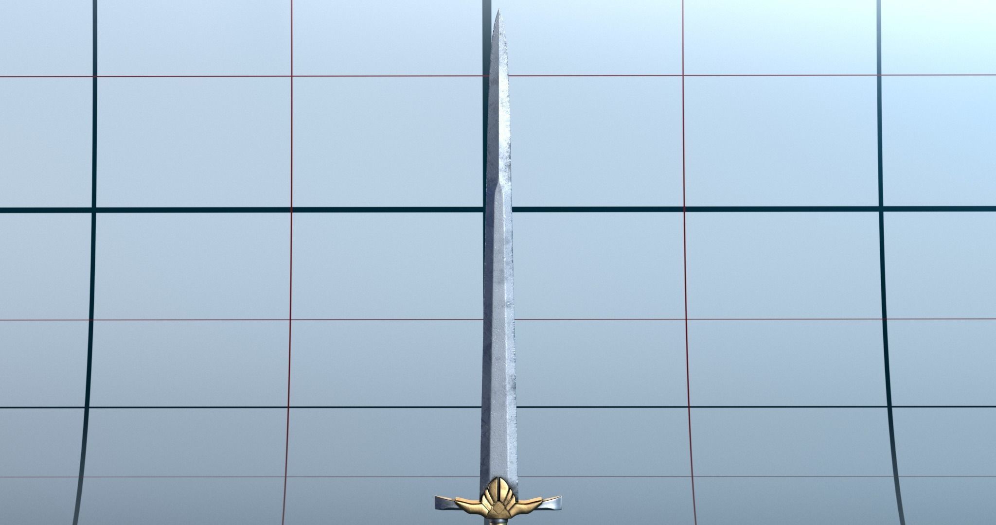 Sword PBR 3D model_4