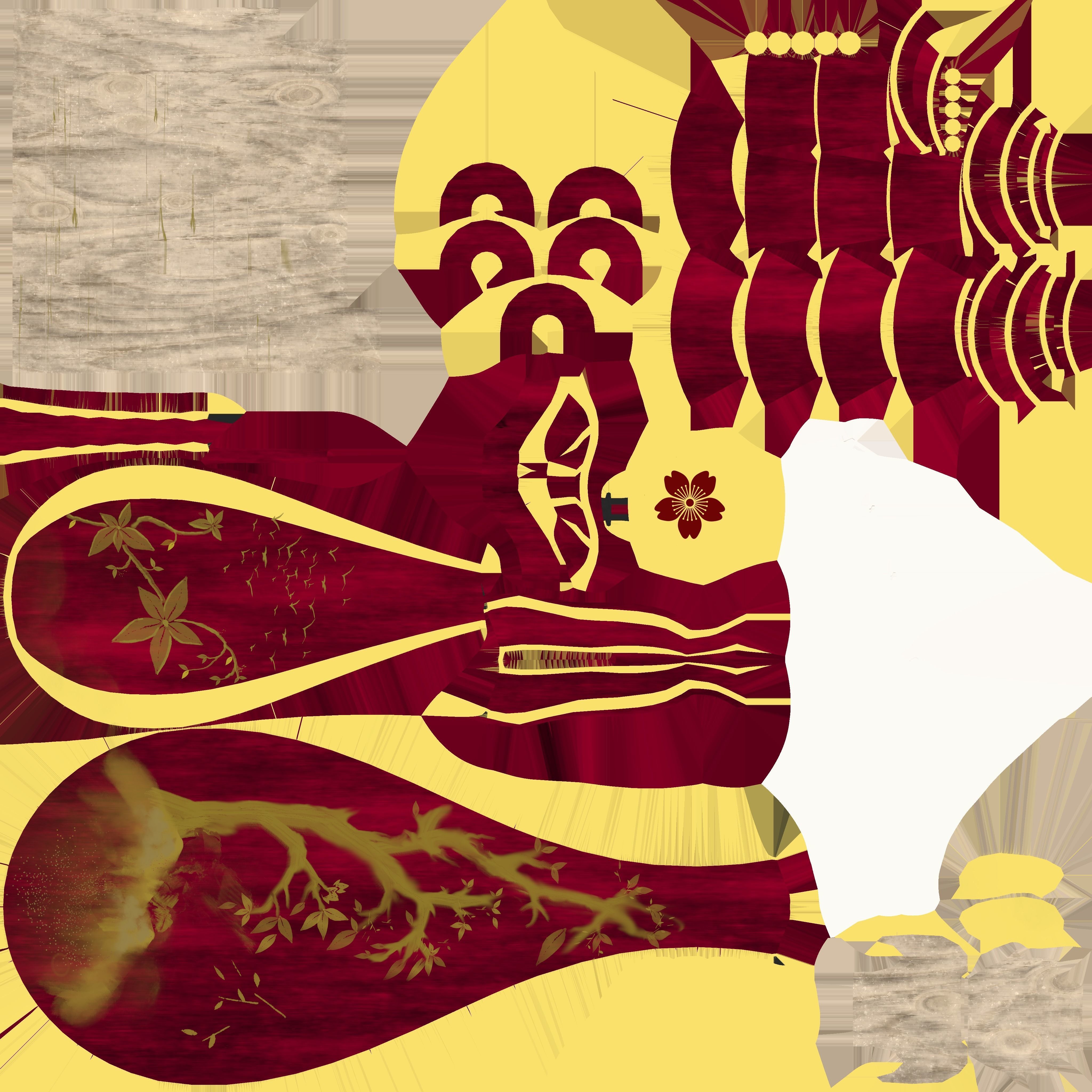 The Pipa Low-poly 3D model_17