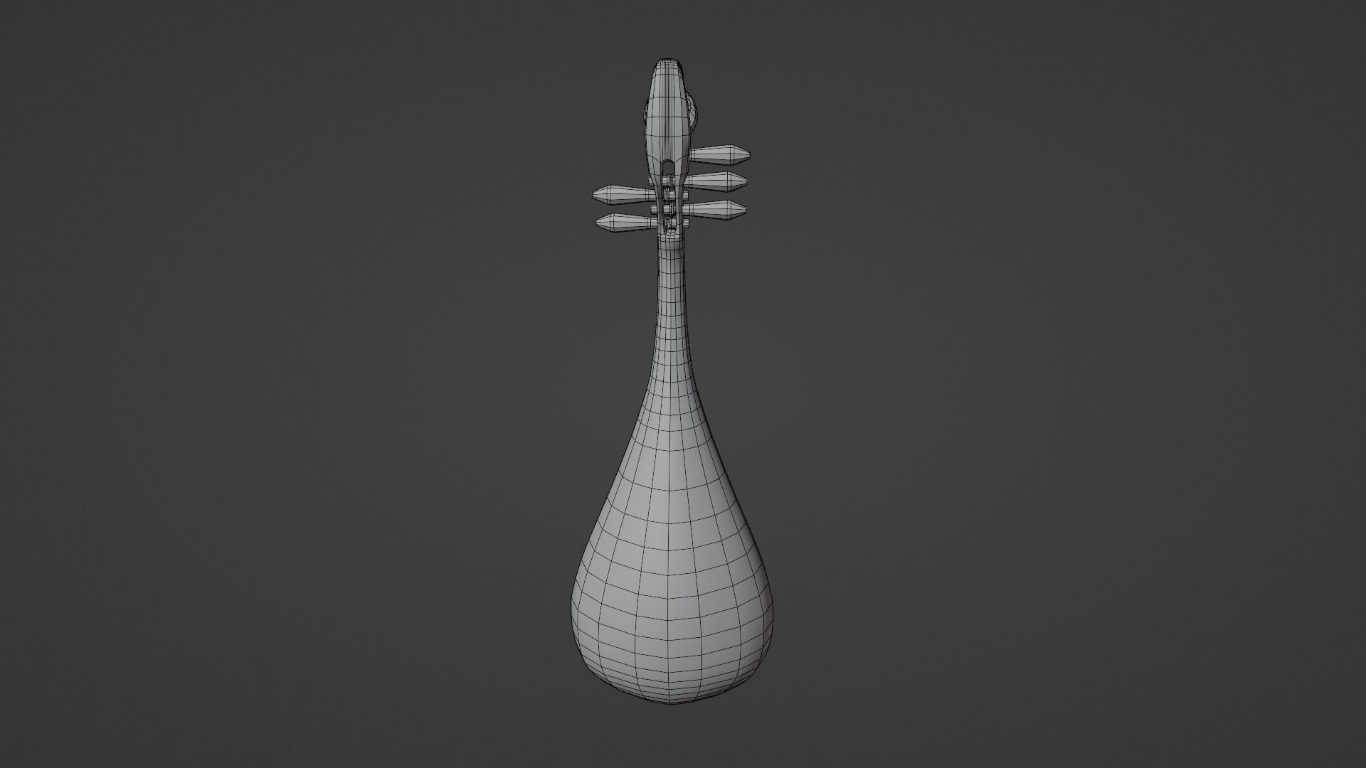 The Pipa Low-poly 3D model_15