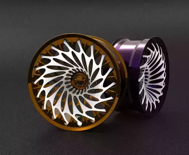 Organic rim 3D model