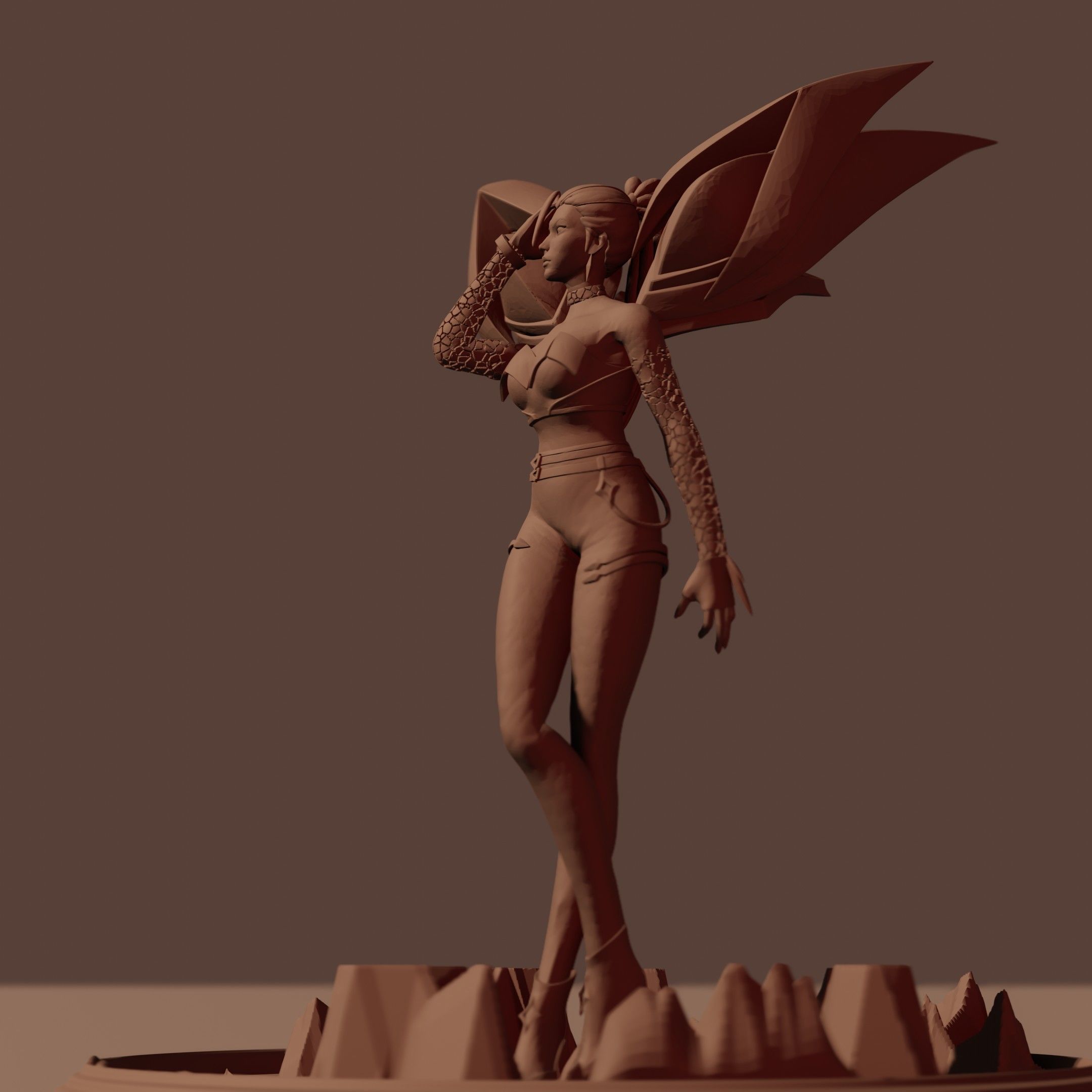 KAISA KDA ALL OUT 3D print model_1