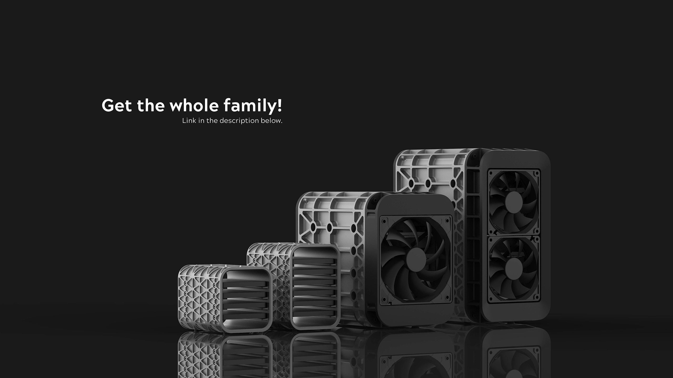 AERO SPACE HARD DRIVE ENCLOSURE - SSD - 6 DRIVE - LIGHTWEIGHT 3D print model_8