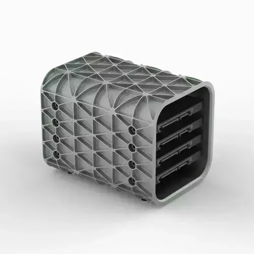 AERO SPACE HARD DRIVE ENCLOSURE - SSD - 4 DRIVE - LIGHTWEIGHT