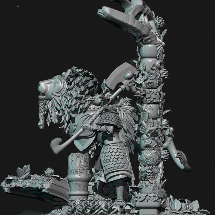 Highborn elves Lion guard unit filler 3D print model_2