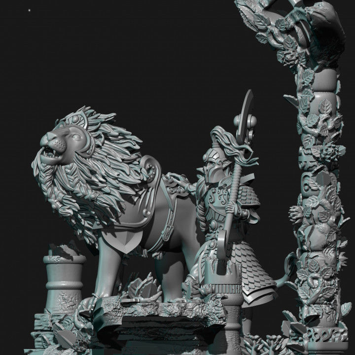 Highborn elves Lion guard unit filler 3D print model_1