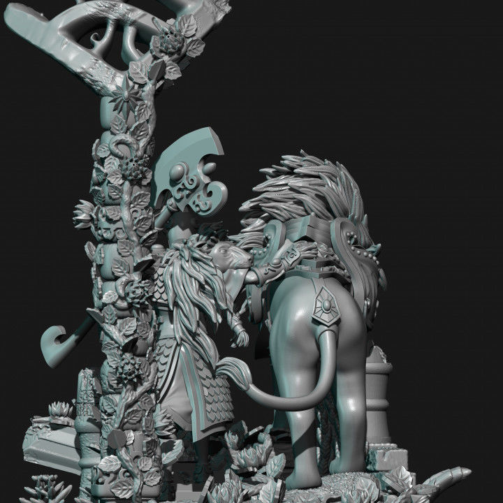 Highborn elves Lion guard unit filler 3D print model_6