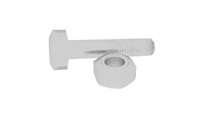 Hex Head and Nut Bolt