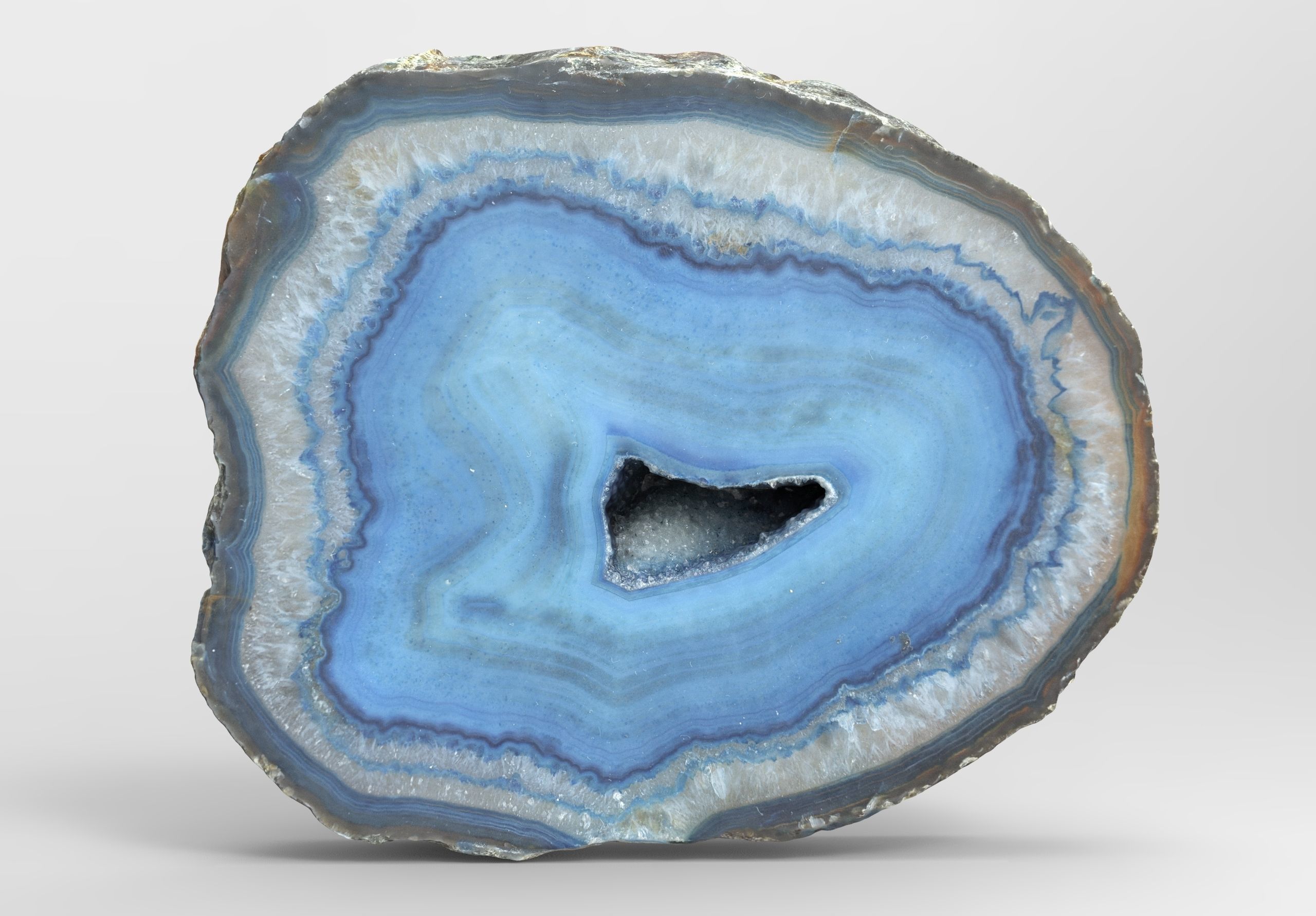 Agate gemstone Low-poly 3D model_5