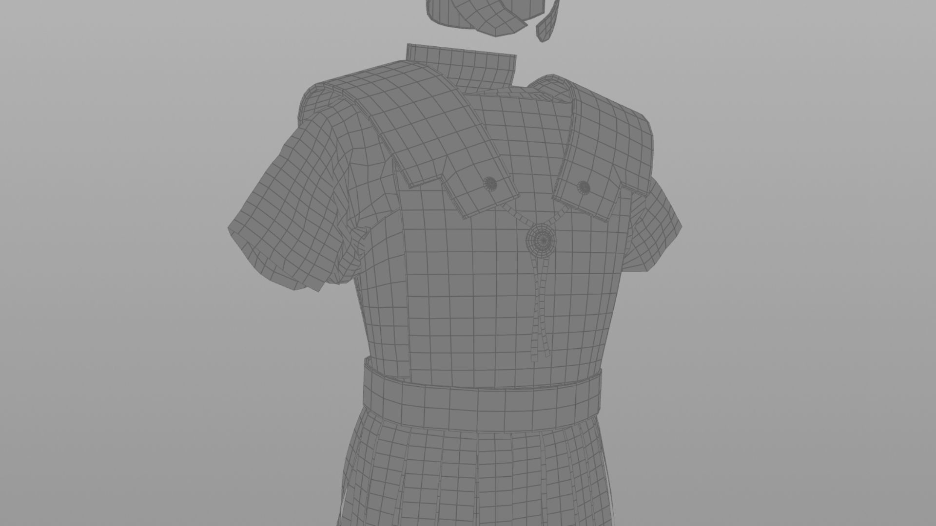 Macedonian Pezhetarios - Greek Armor  Low-poly 3D model_26