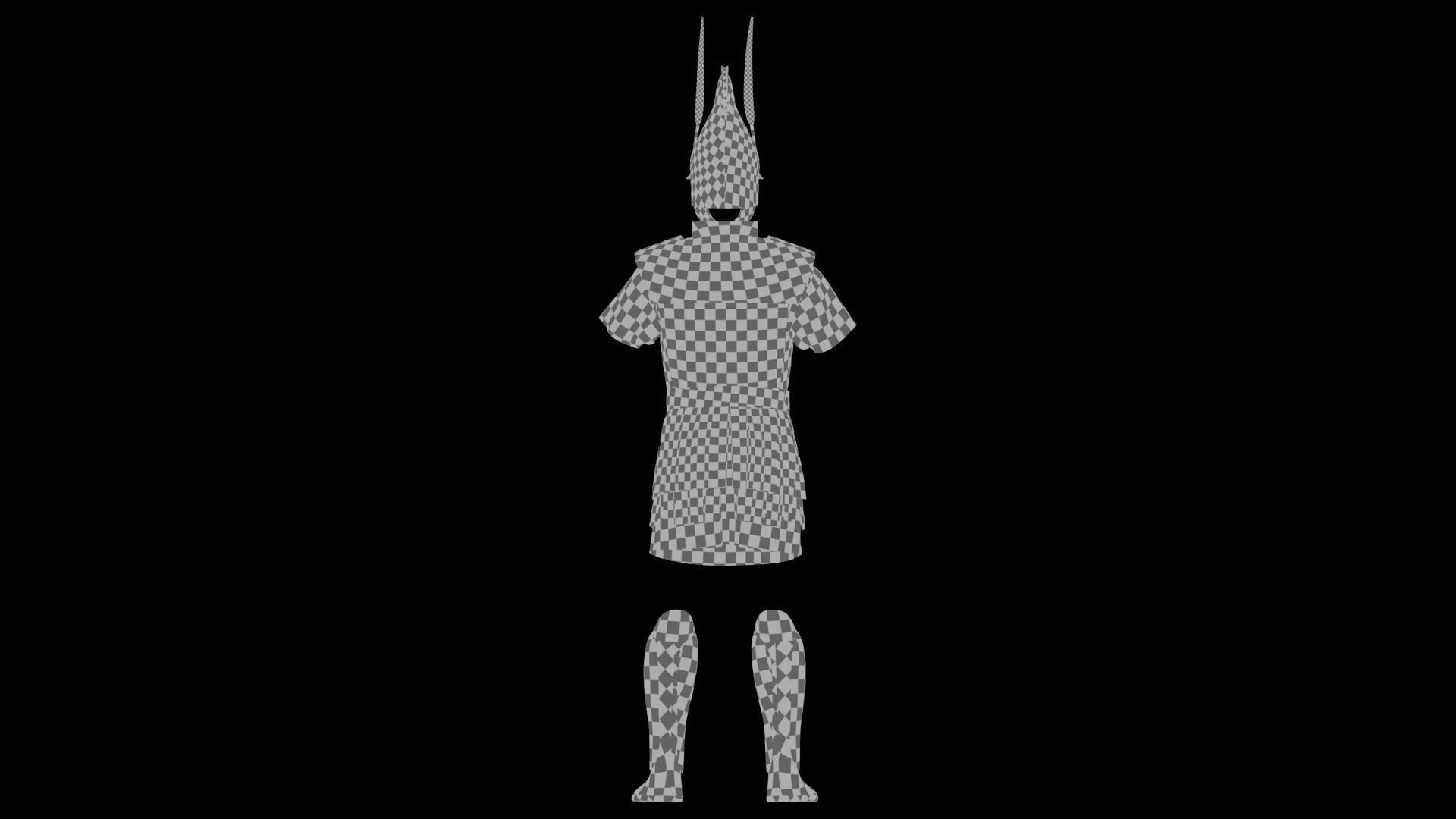 Macedonian Pezhetarios - Greek Armor  Low-poly 3D model_17