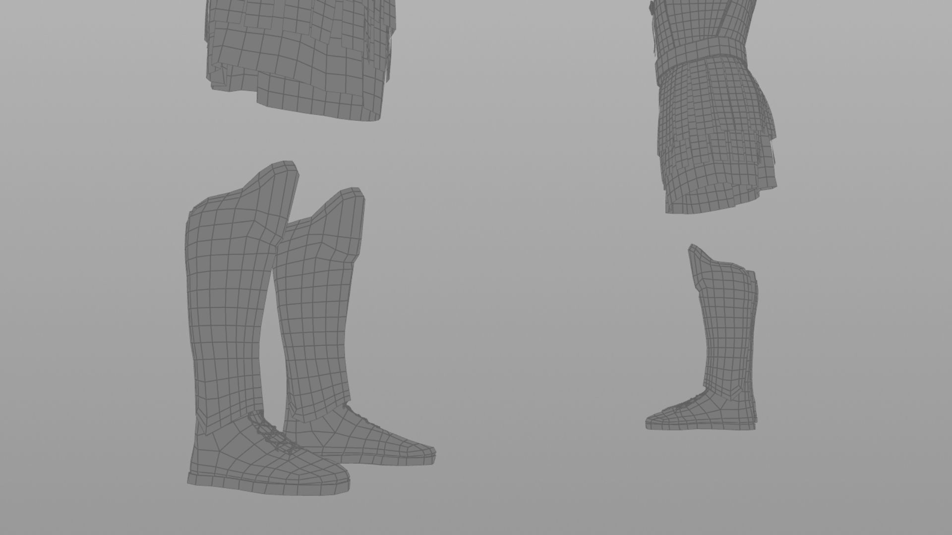 Macedonian Pezhetarios - Greek Armor  Low-poly 3D model_23