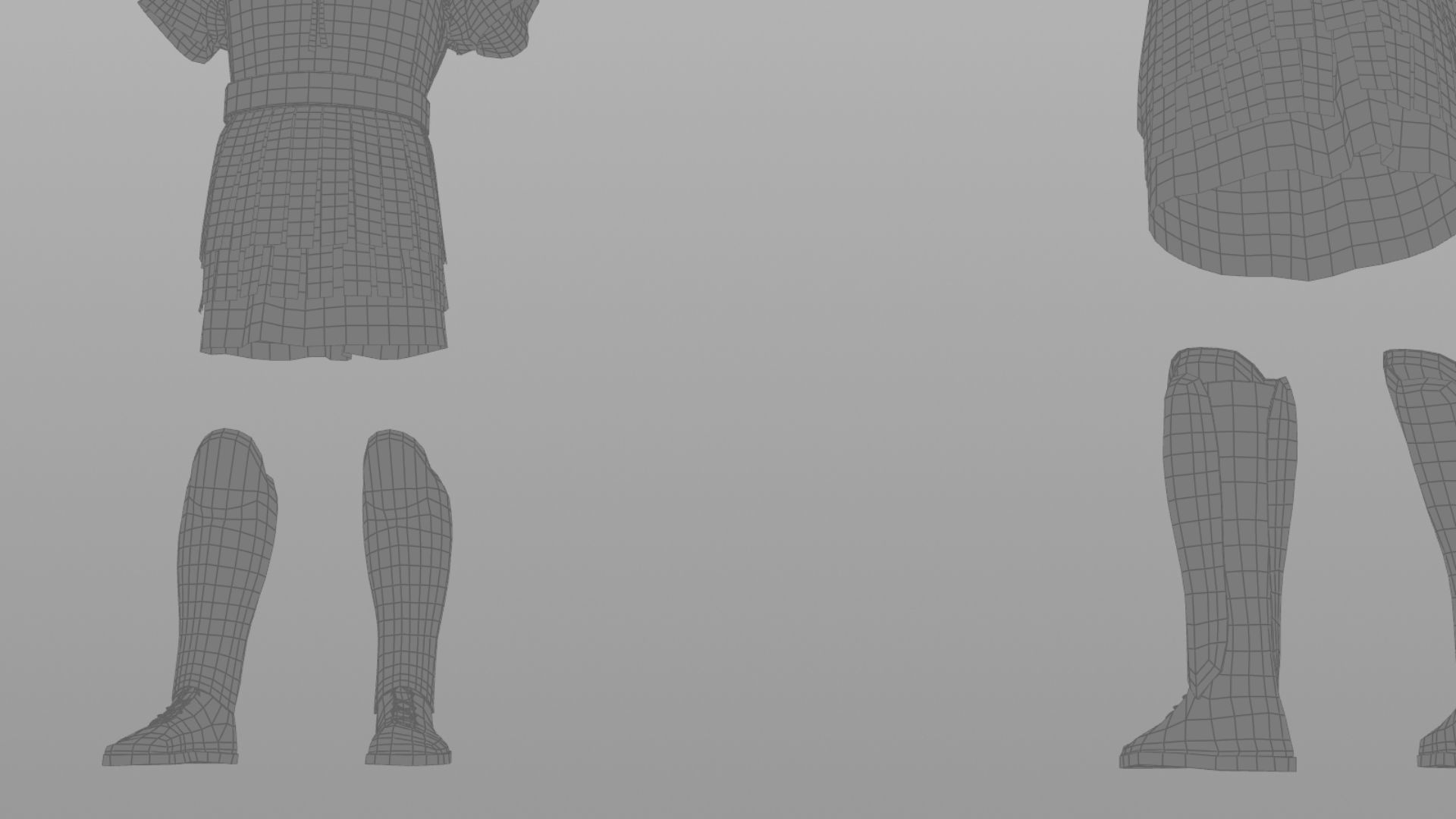 Macedonian Pezhetarios - Greek Armor  Low-poly 3D model_22