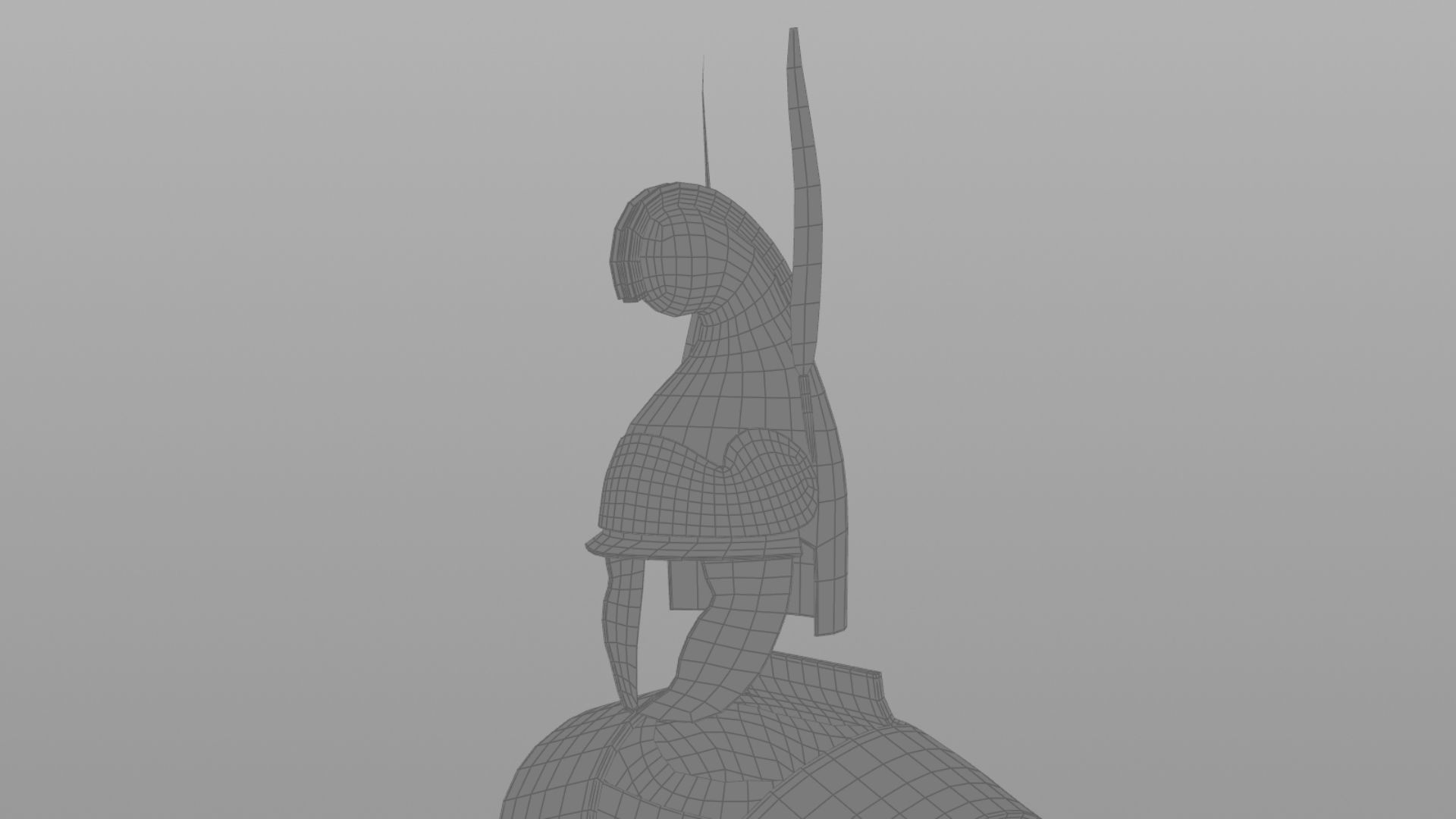 Macedonian Pezhetarios - Greek Armor  Low-poly 3D model_25