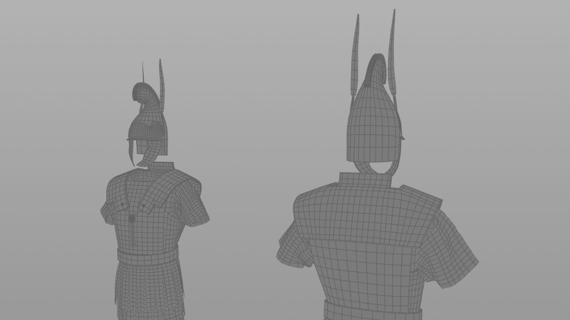 Macedonian Pezhetarios - Greek Armor  Low-poly 3D model_20