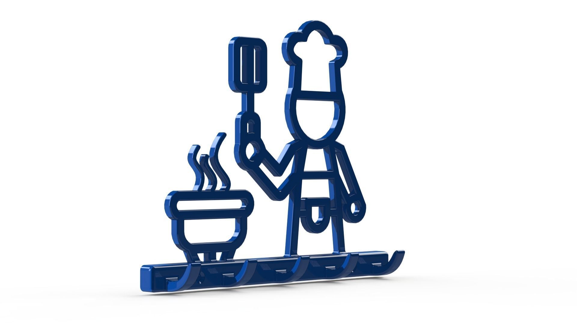 Kitchen hanger l Key hanger 3D print model_1