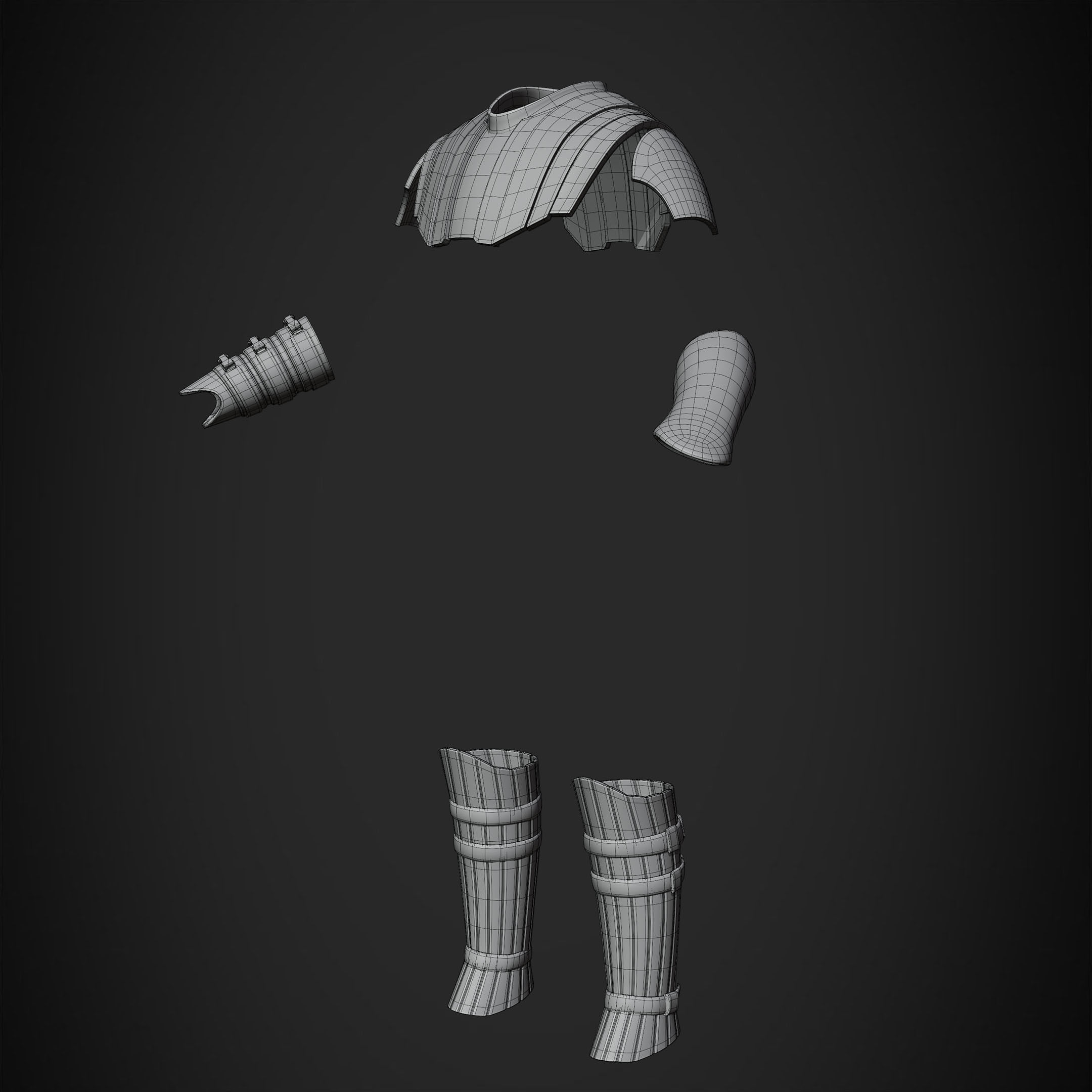 Star Wars Anakin Skywalker Battle Armor for Cosplay 3D print model_18