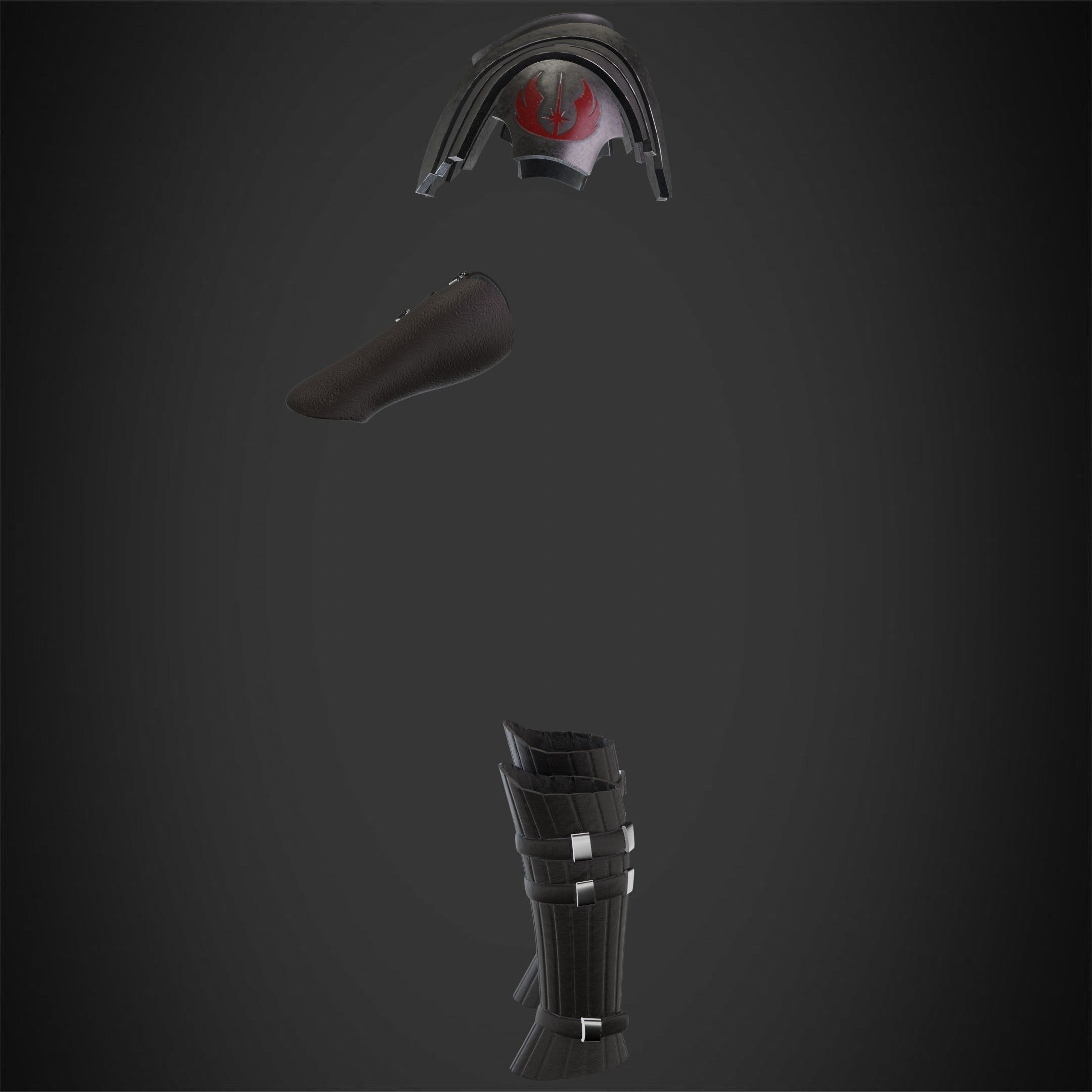 Star Wars Anakin Skywalker Battle Armor for Cosplay 3D print model_5