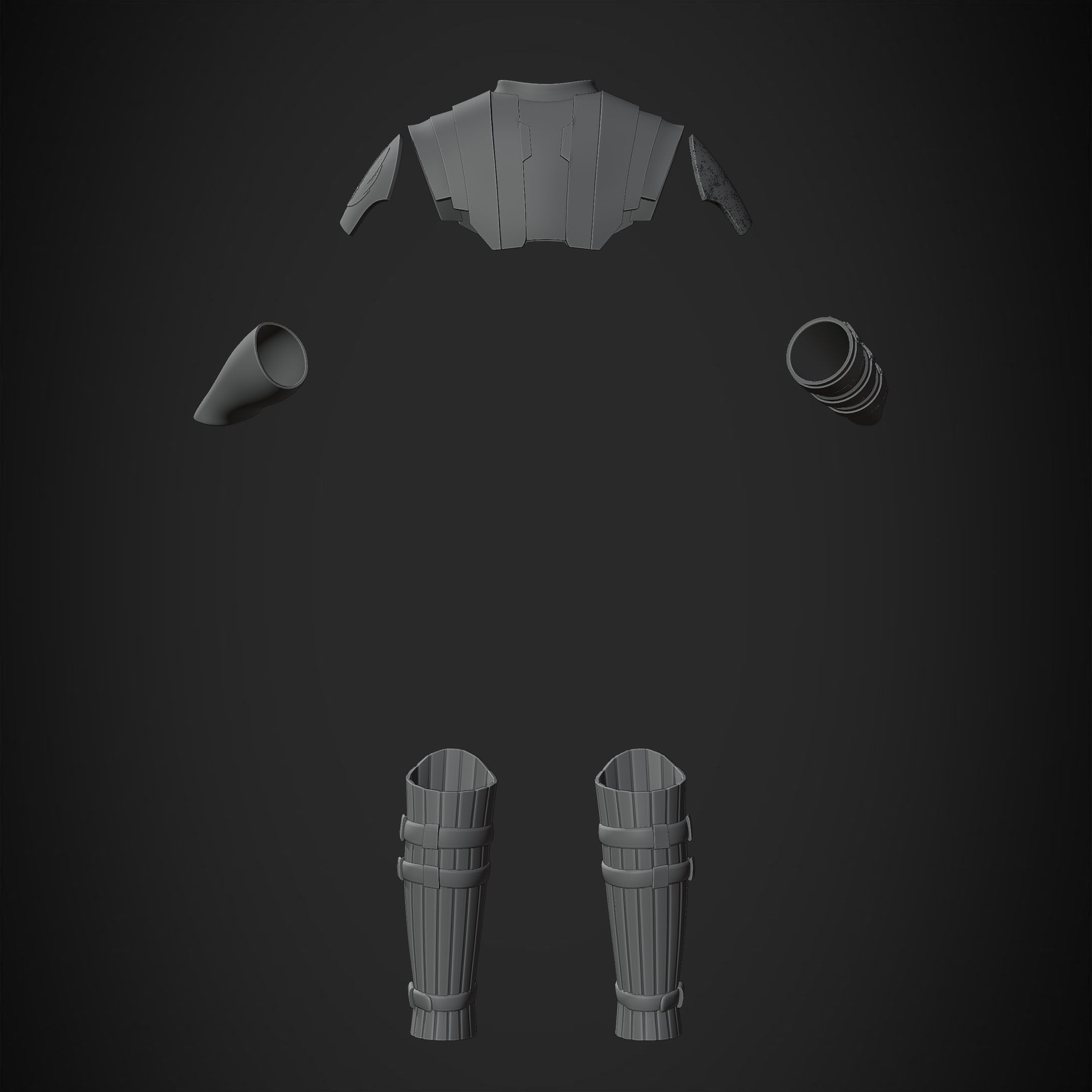 Star Wars Anakin Skywalker Battle Armor for Cosplay 3D print model_21