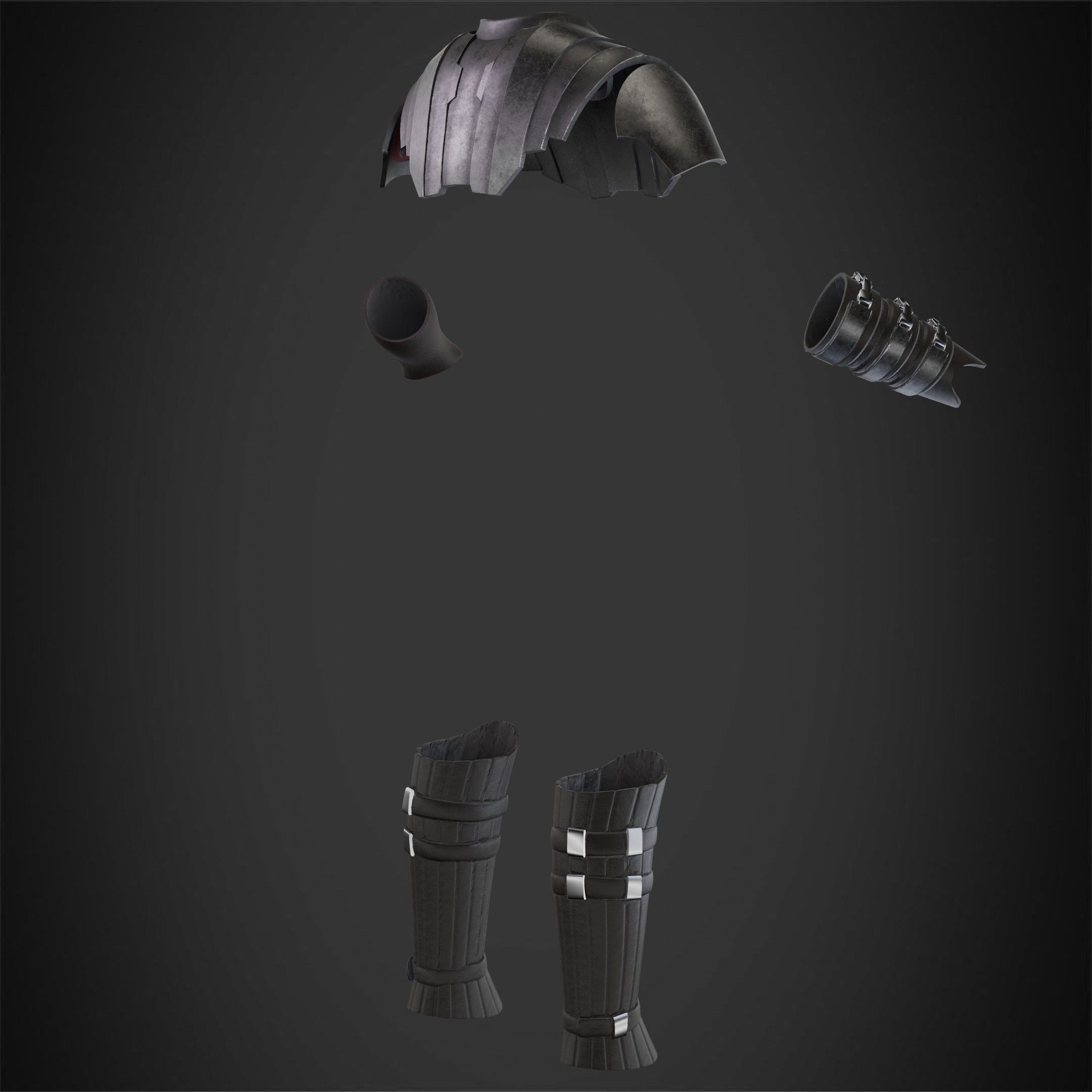 Star Wars Anakin Skywalker Battle Armor for Cosplay 3D print model_8