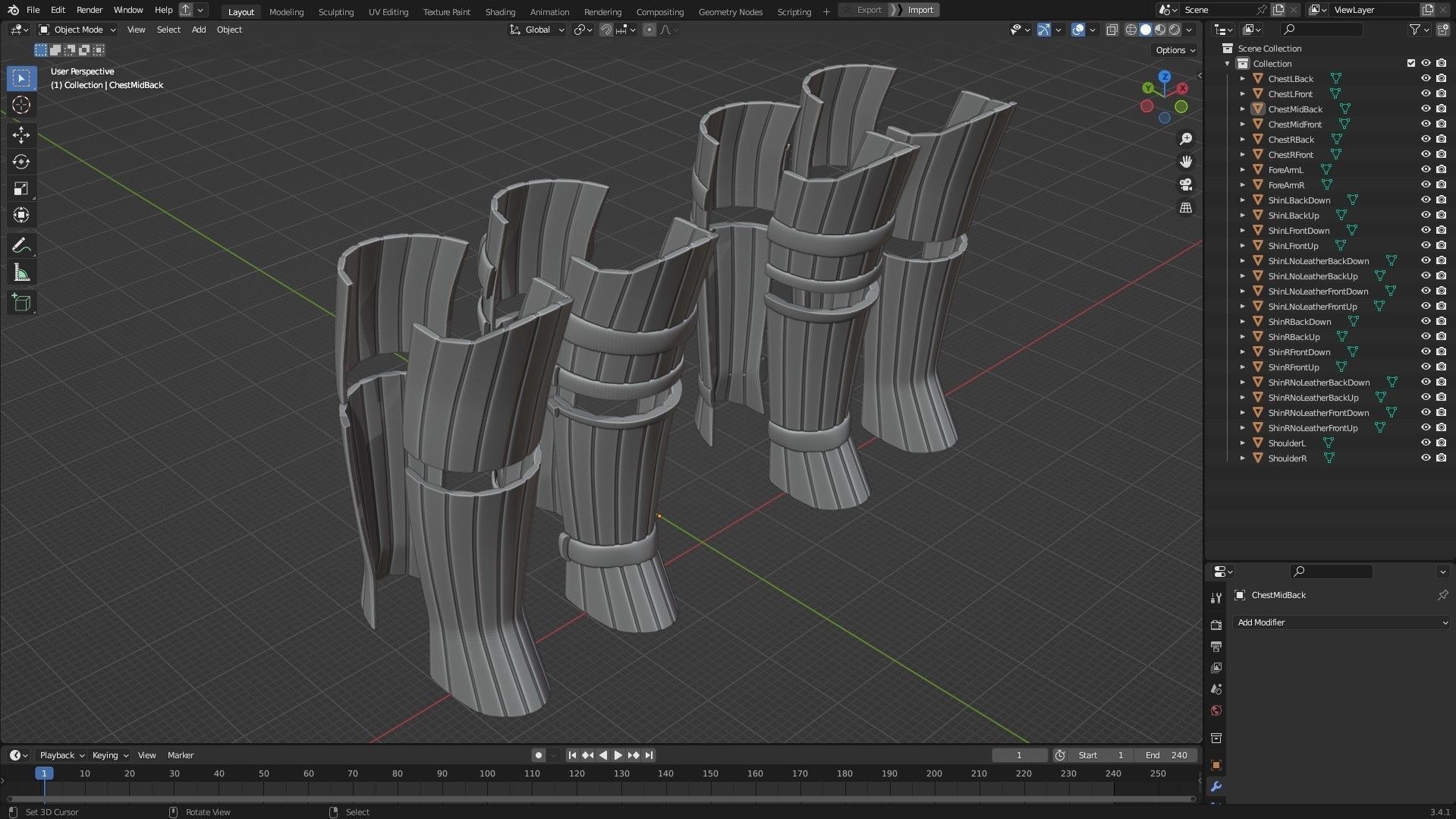 Star Wars Anakin Skywalker Battle Armor for Cosplay 3D print model_14