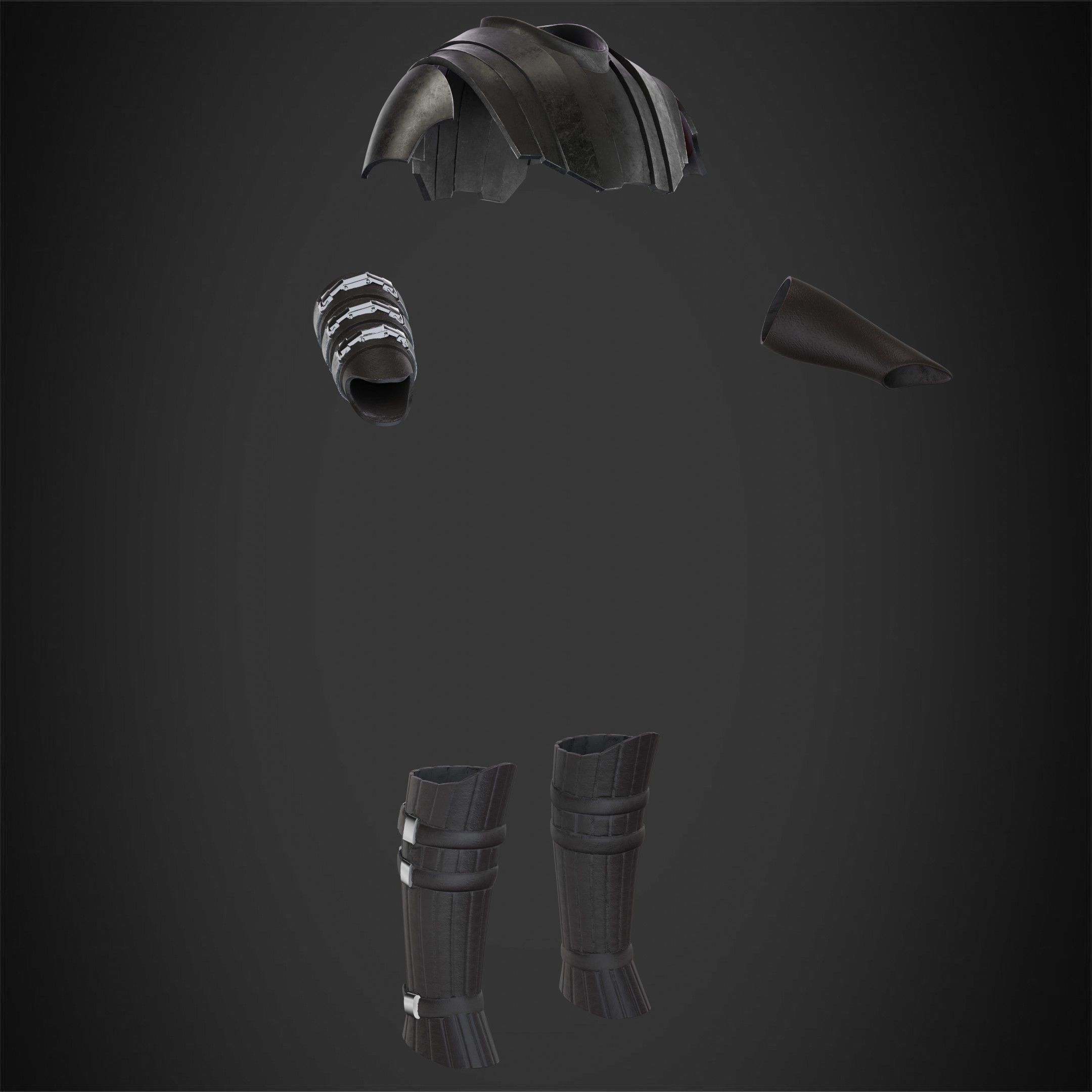 Star Wars Anakin Skywalker Battle Armor for Cosplay 3D print model_10