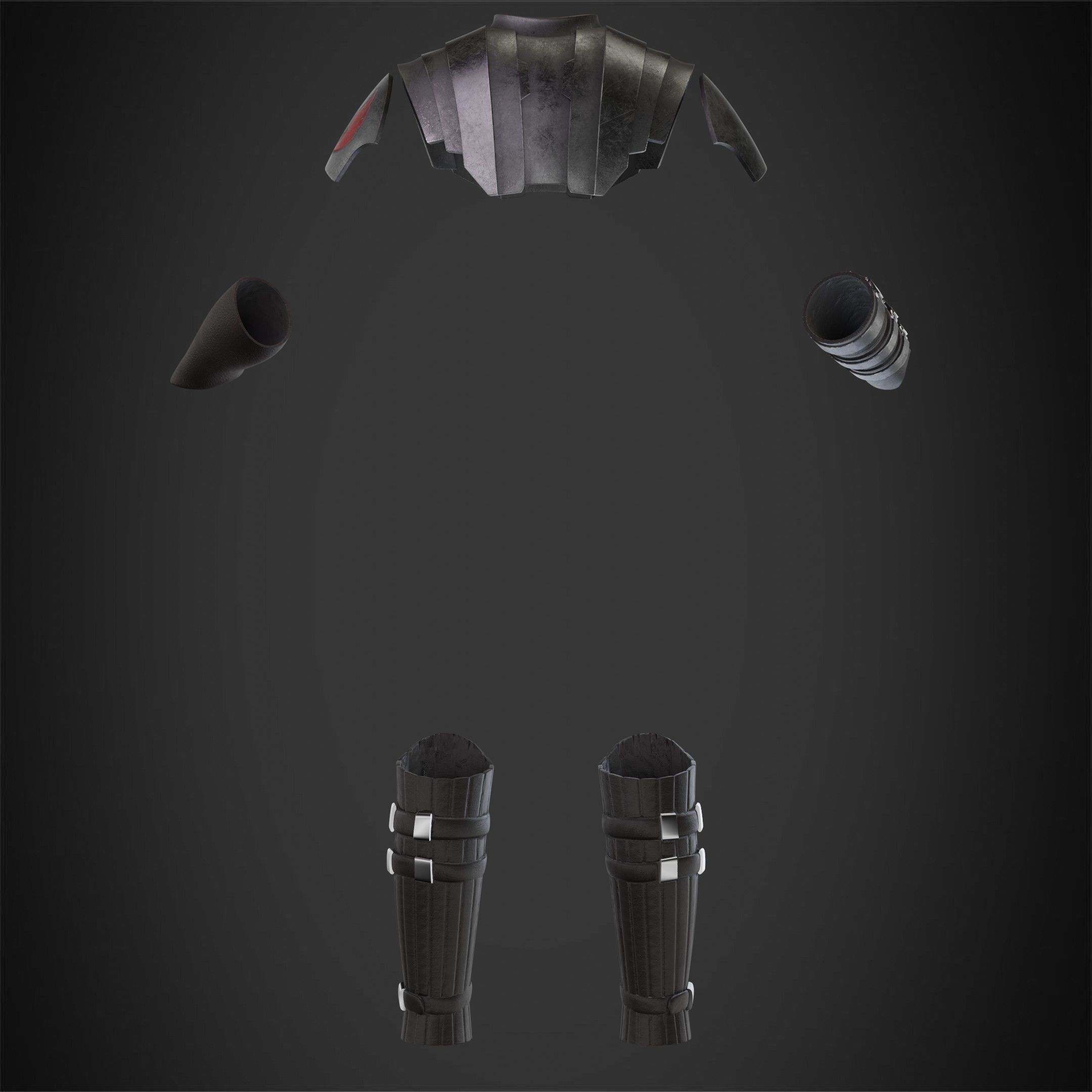 Star Wars Anakin Skywalker Battle Armor for Cosplay 3D print model_7