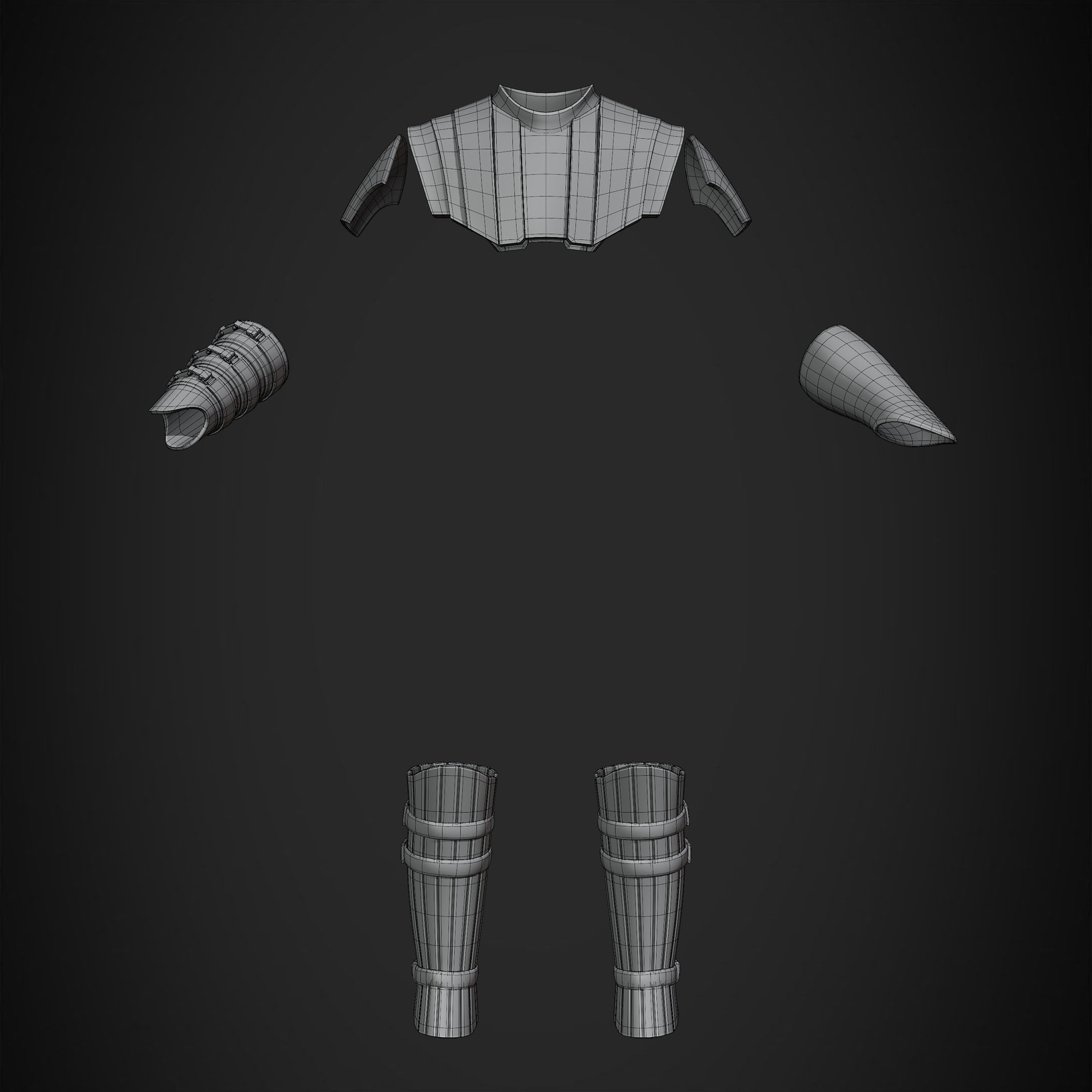 Star Wars Anakin Skywalker Battle Armor for Cosplay 3D print model_16