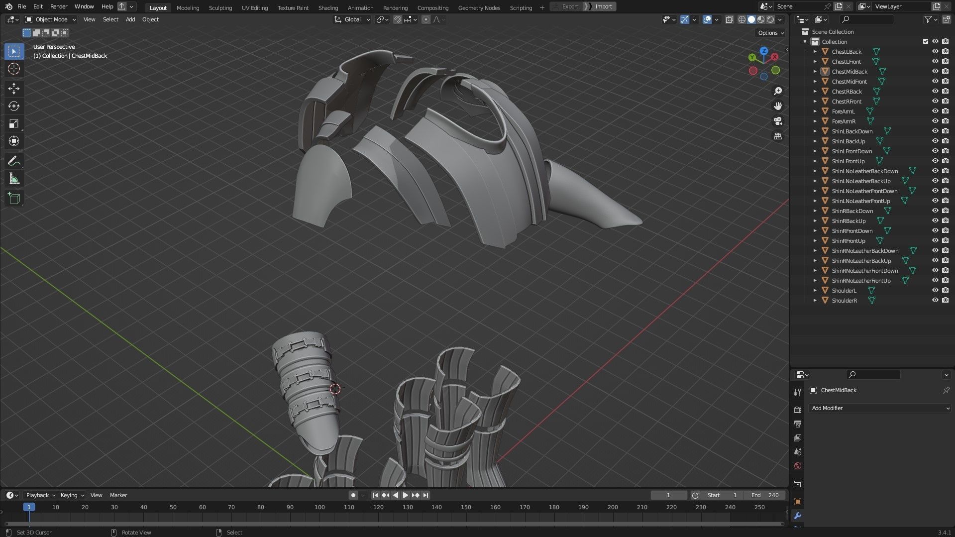 Star Wars Anakin Skywalker Battle Armor for Cosplay 3D print model_13