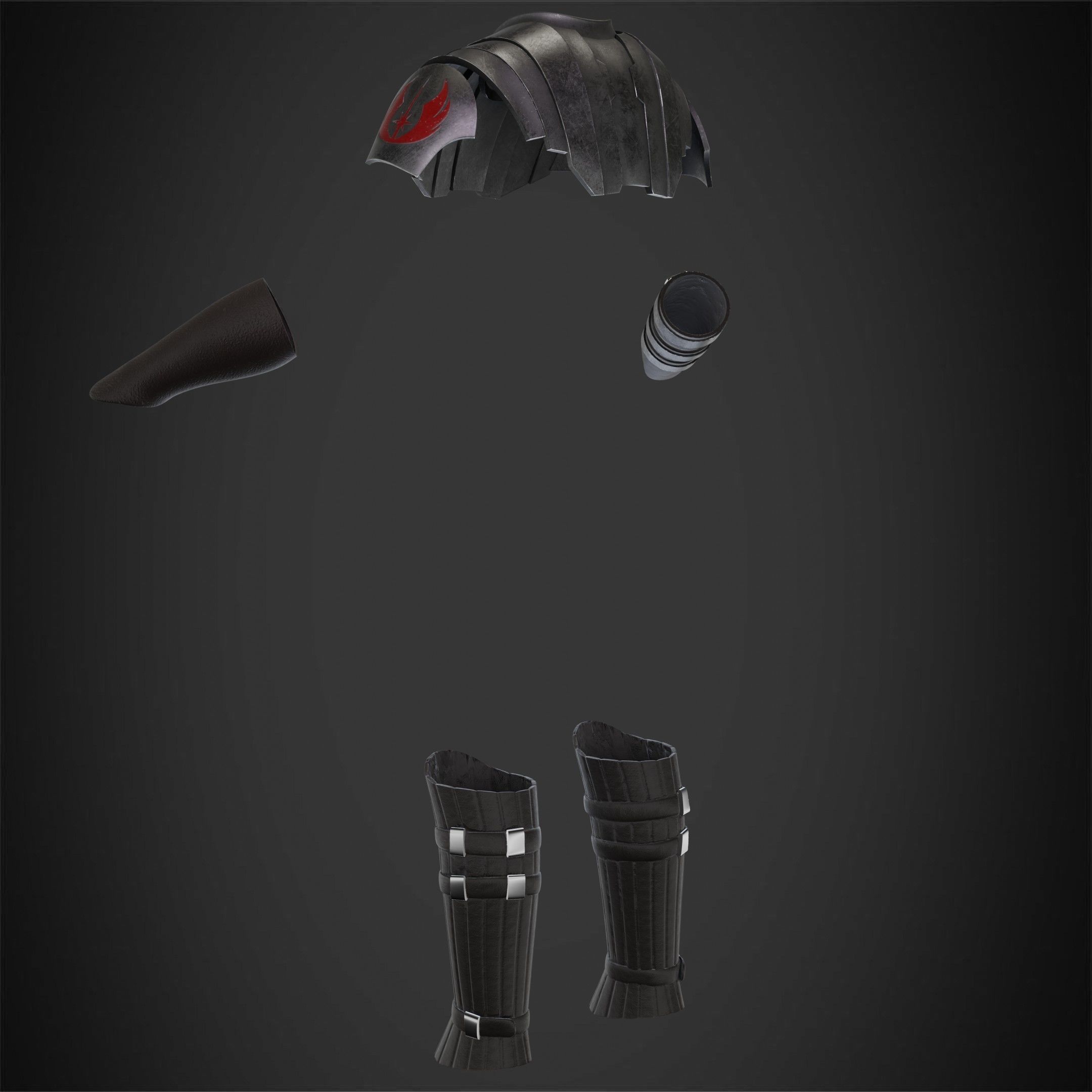 Star Wars Anakin Skywalker Battle Armor for Cosplay 3D print model_6