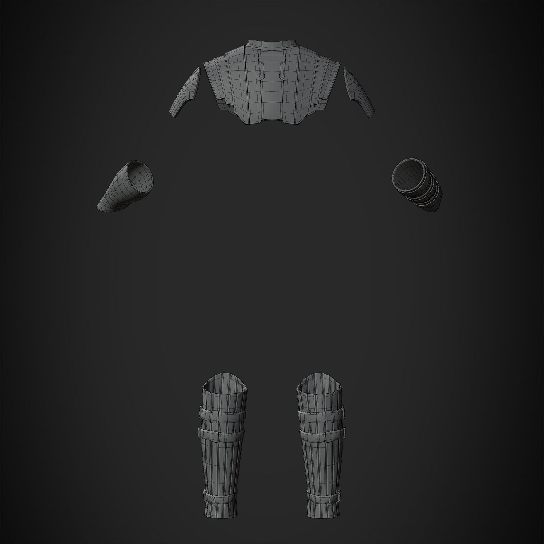 Star Wars Anakin Skywalker Battle Armor for Cosplay 3D print model_22