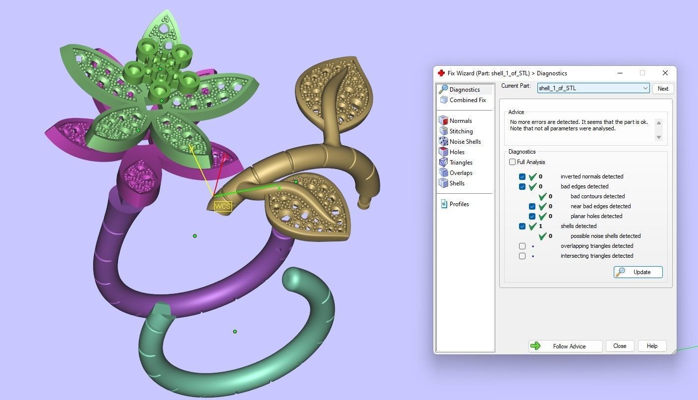 Lotus Between the Finger Ring 3D print model_14