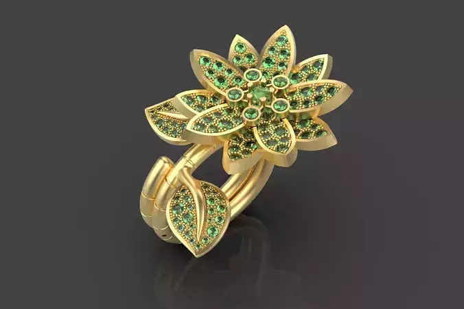 Lotus Between the Finger Ring
