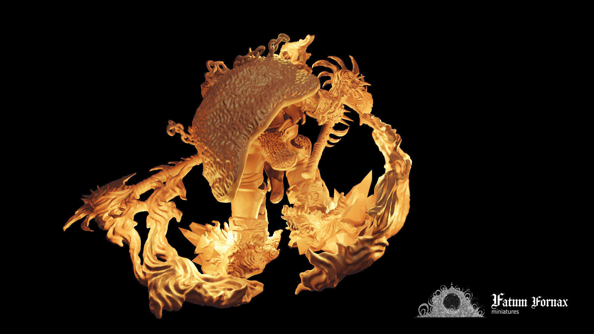 Avatar of wrath - Pre-supported Free 3D print model_6
