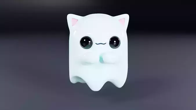 Kitty kawaii ghost
