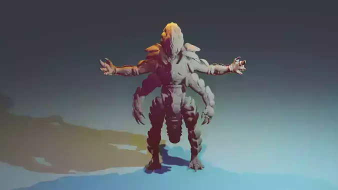 Genemorph alien creature Free 3D print model