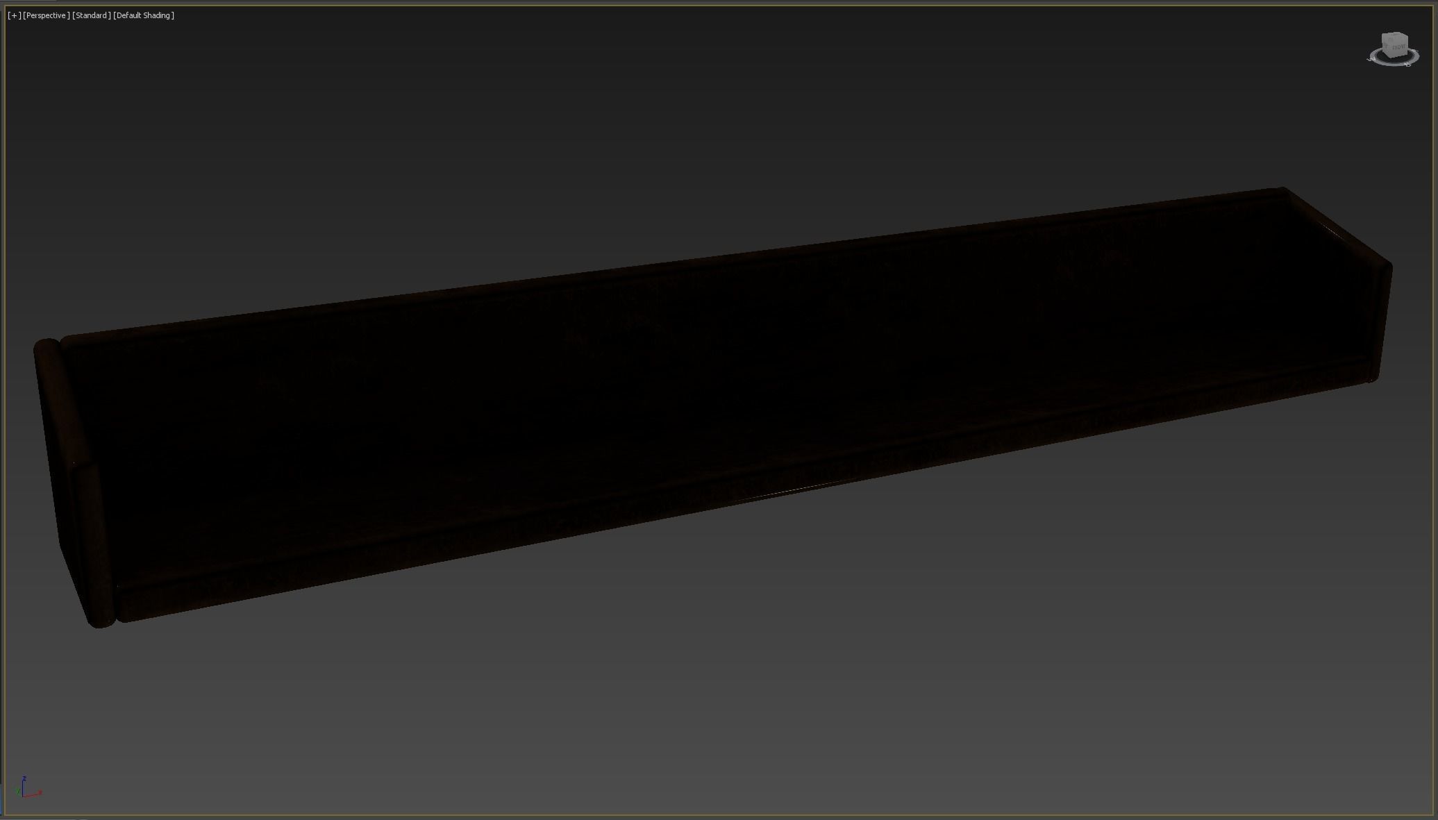 Book Shelf Low-poly 3D model_6