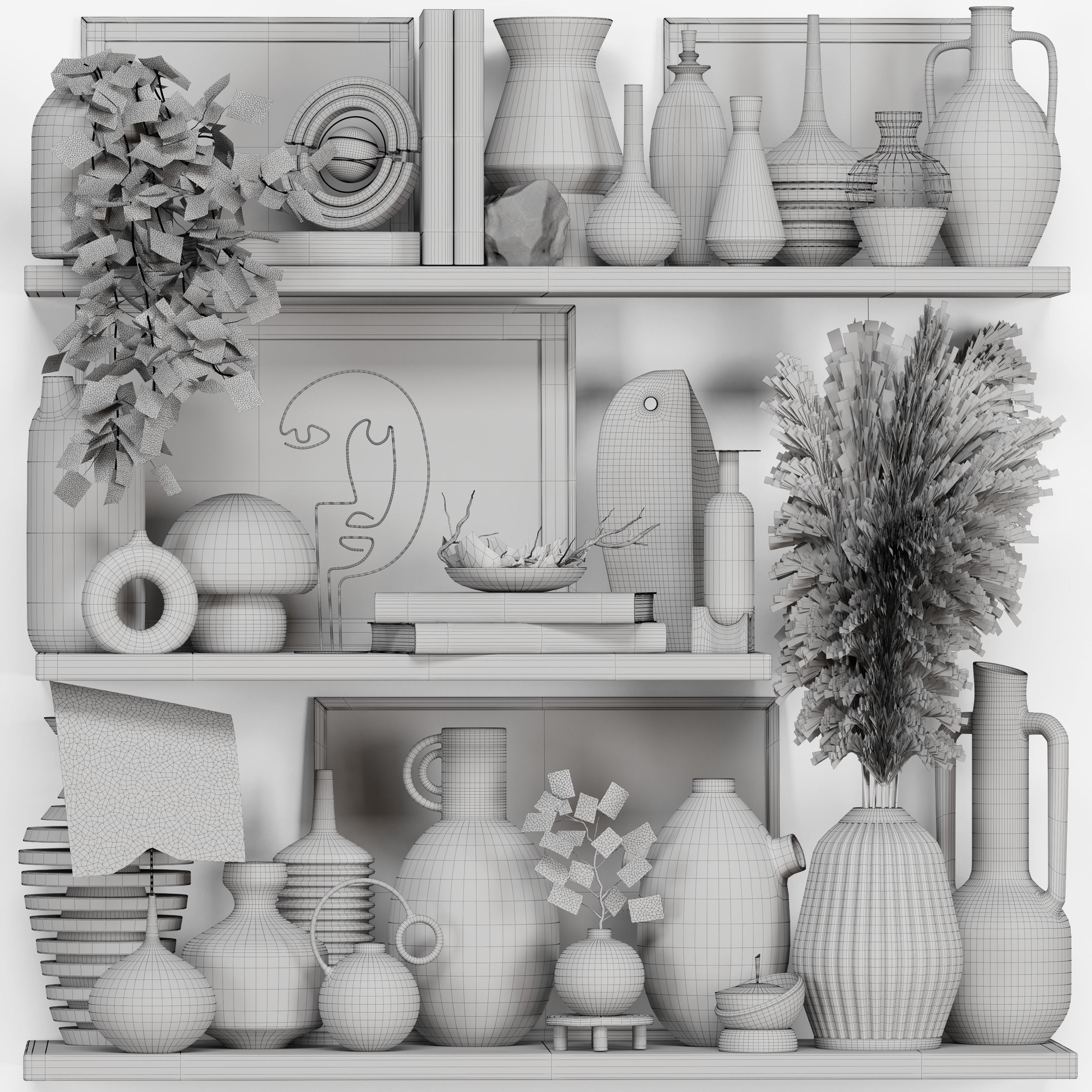 DECOR SET 09 3D model_4