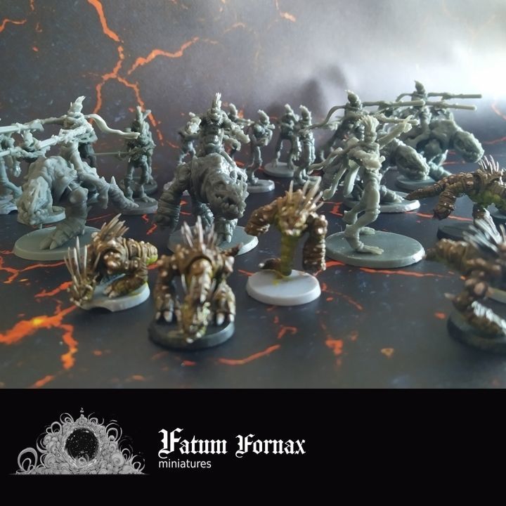 Dino cannibal chickens - pre-supported 3D Model Collection_2