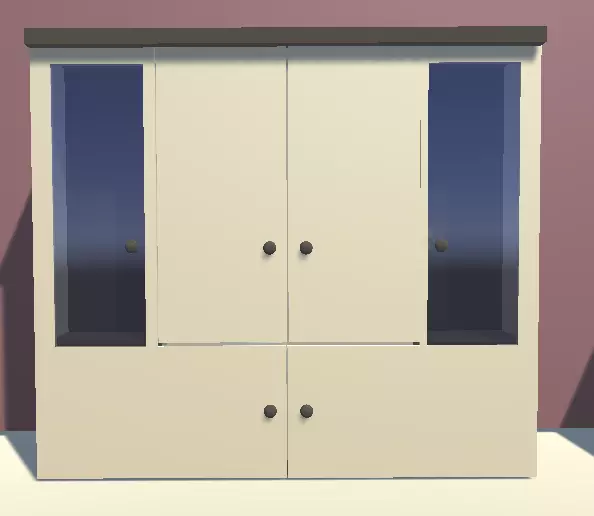 Modern Closet Free low-poly 3D model_0