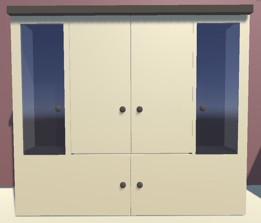 Modern Closet Free low-poly 3D model_1