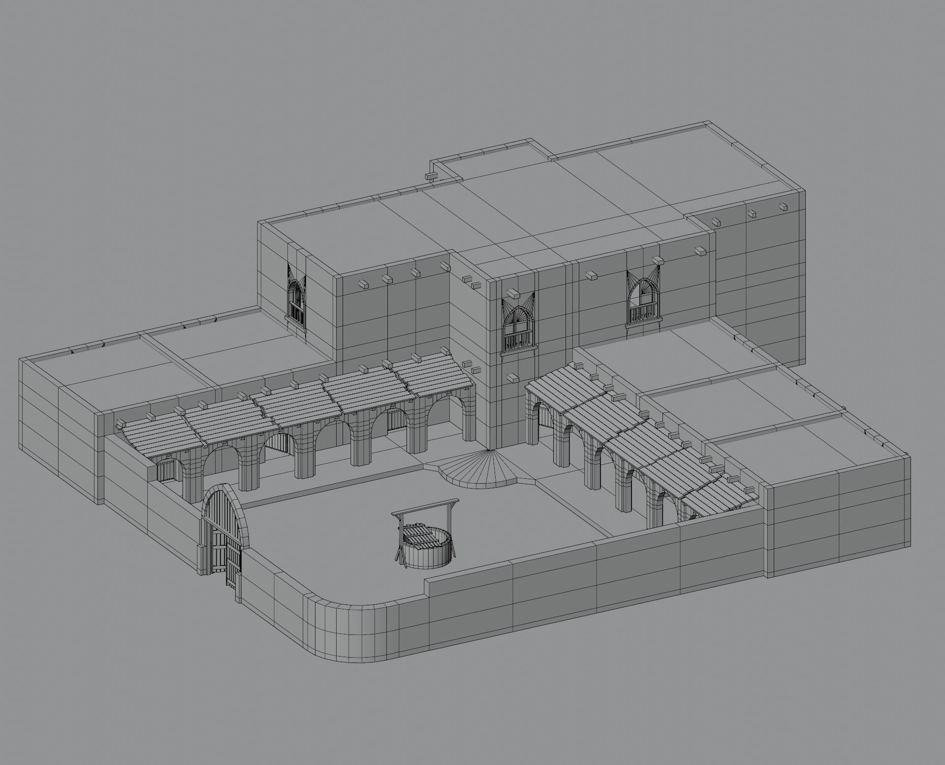 Ancient Desert House 1 3D model_14