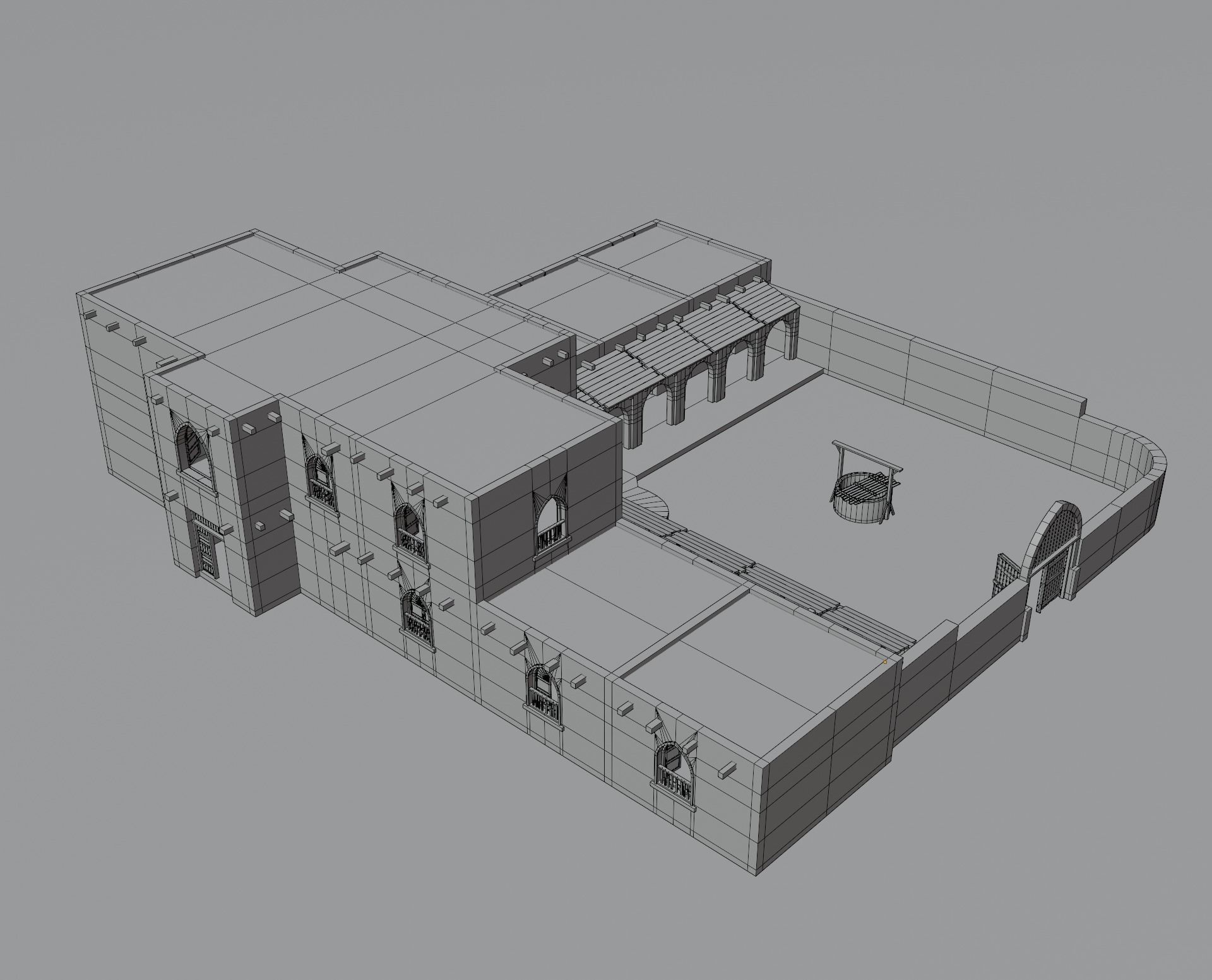 Ancient Desert House 1 3D model_10