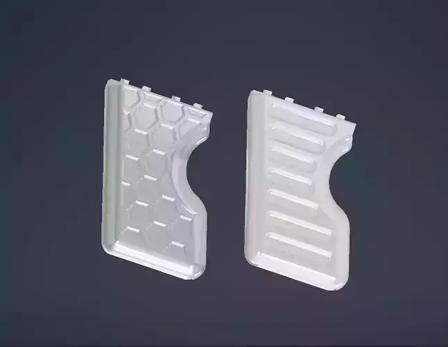M-Lok Vertical Foregrip with Integrated Wire Management 3D print model