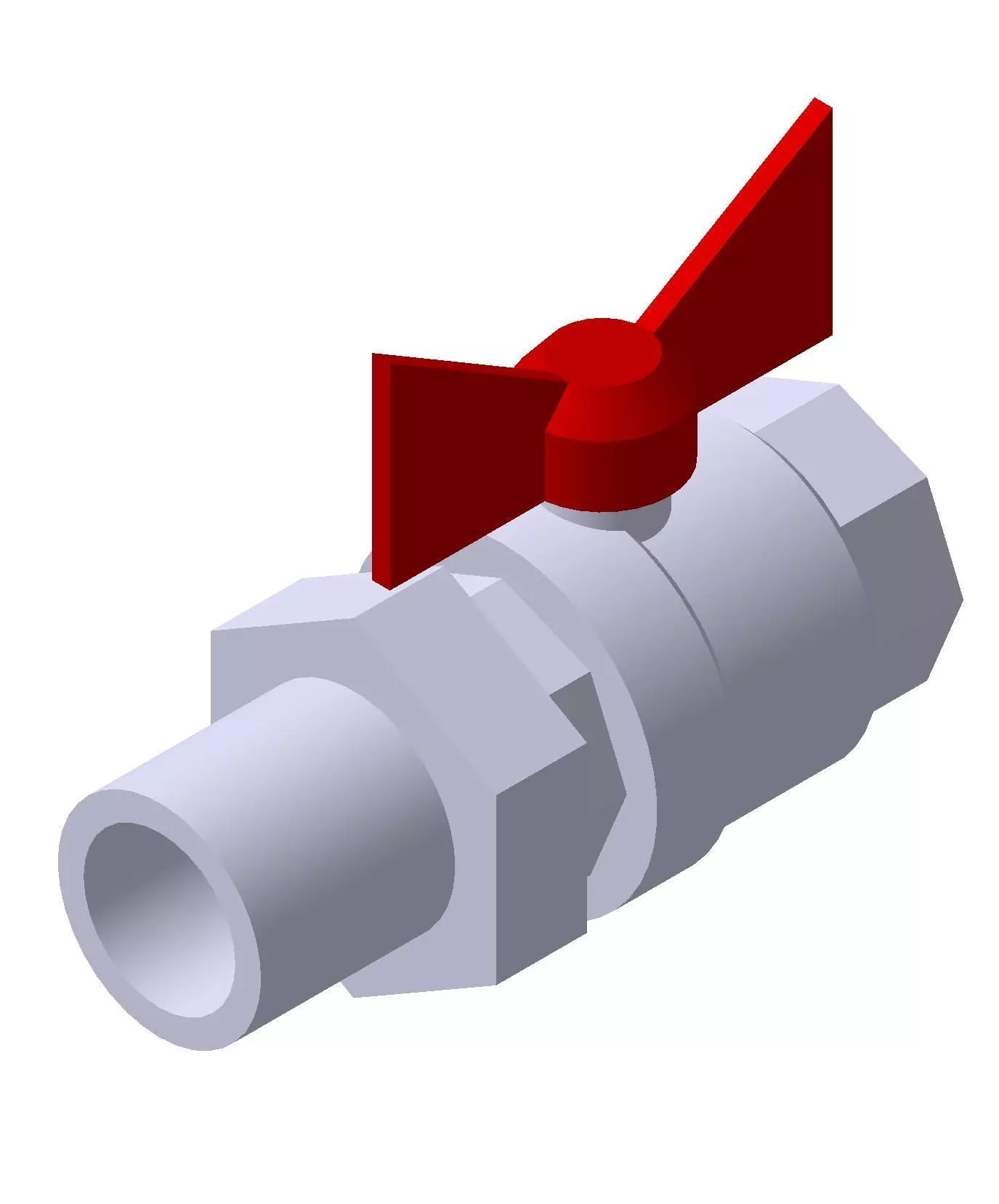 Ball Valve Bugatti 322 three quarters inch 3D model_0