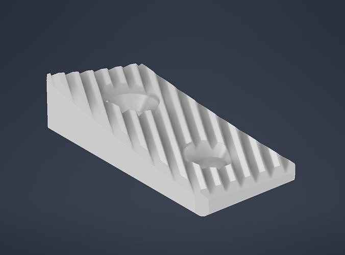 M-Lok Low Profile Gas Pedal Thumb Indexer 3D print model