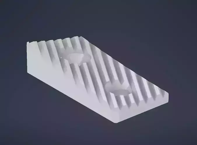 M-Lok Low Profile Gas Pedal Thumb Indexer 3D print model