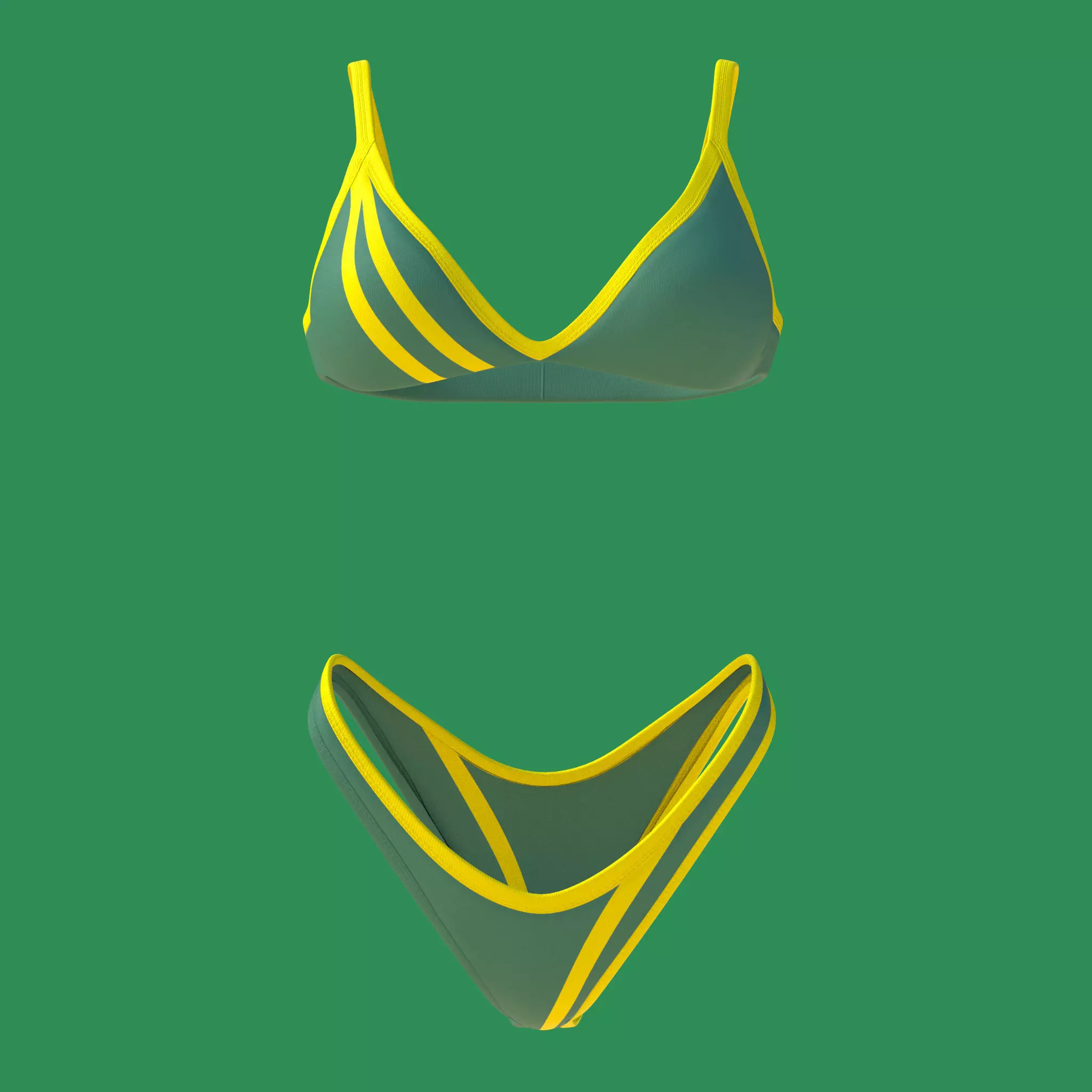 Swimsuit Free model Free low-poly 3D model