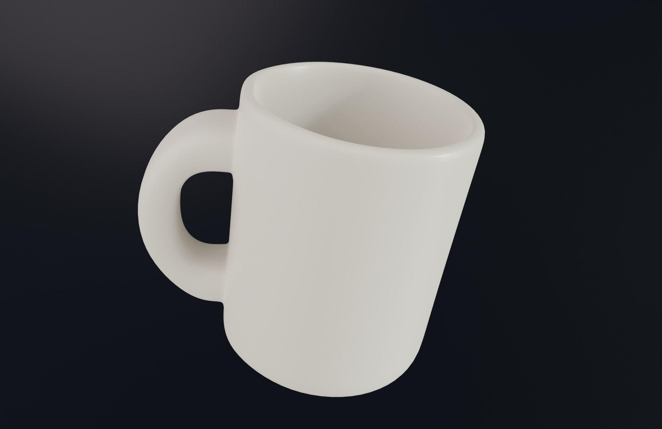 Cup - Pack of three cups Low-poly 3D model_4