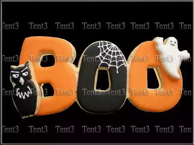 Halloween Cookie Boo 02