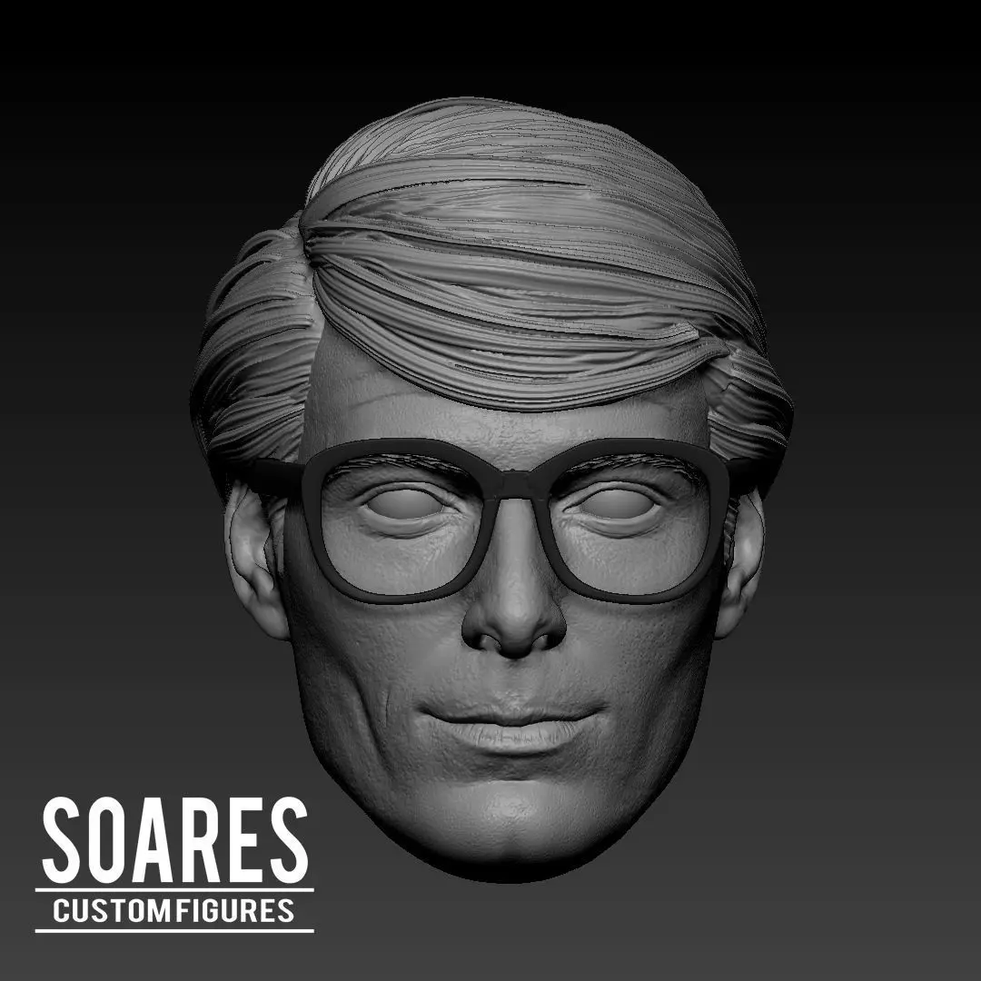 Clark Kent - Superman - Christopher Reeve Head 3D print model